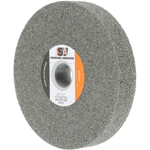Meule &agrave; usage g&eacute;n&eacute;ral Standard Abrasives, 6" x 1", Arbre de 1", Carbure de silicium Chandler Sales