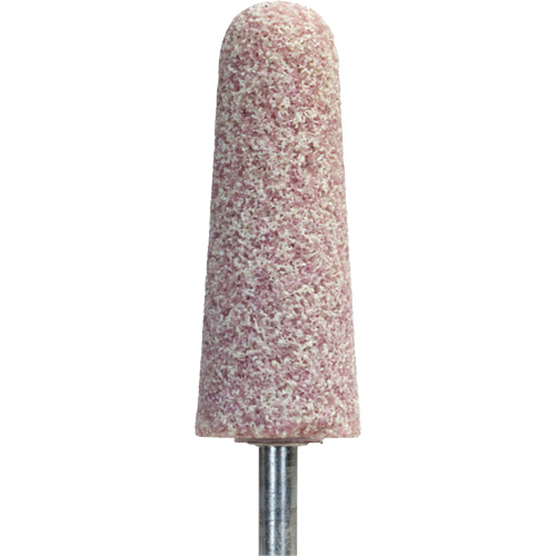 Quantum 5NQM Vitrified Bond Mounted Point, 1" Dia., 36 Grit, Ceramic Alumina Chandler Sales