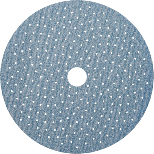 Dry Ice Multi-Air Cyclonic A975 H&L Center Hole Vacuum Disc, 6" Dia., P280 Grit, Ceramic Alumina Chandler Sales