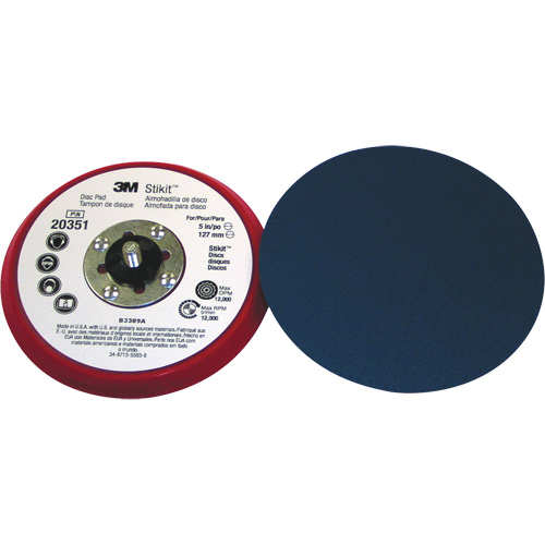 Tampon disque &agrave; profil bas 5" x 3/8" Stikit 20351 Chandler Sales