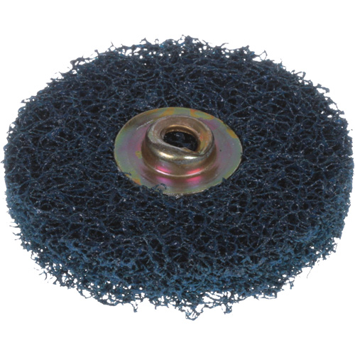 Quick Change Buff and Blend HS Disc, 2" Dia., Medium Grit, Aluminum Oxide Chandler Sales