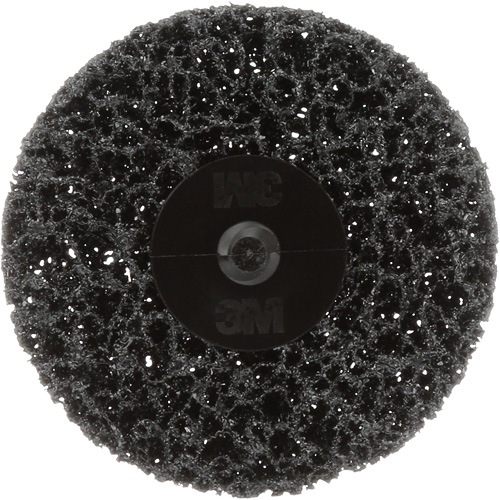 Disque de d&eacute;capage de rev&ecirc;tement Scotch-Brite Roloc 07461 CR- DH, 3" dia., Grain Extra grossier, Carbure de silicium Chandler Sales