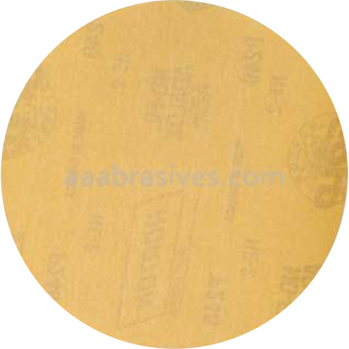 No-Fil Adalox Gold Reserve Hook & Loop Sanding Disc, 5" Dia., P320 Grit, Aluminum Oxide Chandler Sales