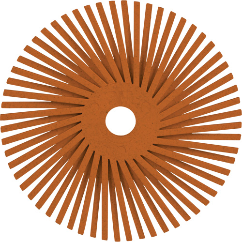 Scotch-Brite Type A Precision Radial Bristle Brush PN-RB, Ceramic, 80+ Grit, 3" Dia. Chandler Sales