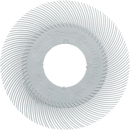 Scotch-Brite Type C Precision Radial Bristle Brush PN-RB without Adapter, Ceramic, 120+ Grit, 7-5/8" Dia. Chandler Sales