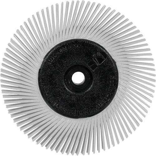 Scotch-Brite Type A Precision Radial Bristle Brush PN-RB with Adapter, Ceramic, 120+ Grit, 6" Dia. Chandler Sales