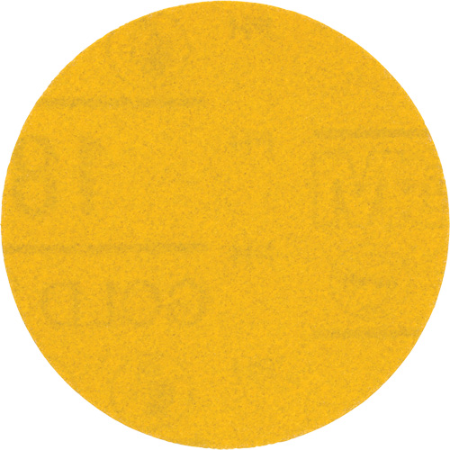 Disque abrasif dor&eacute; Hookit, 09213, dia 3", Grain 180, Oxyde d'aluminium, Poids C Chandler Sales