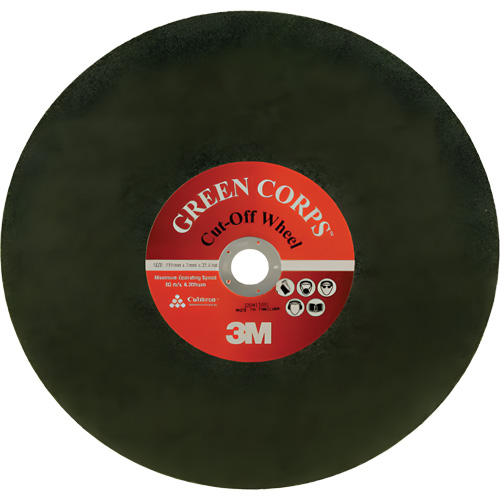 Disque &agrave; tronçonner Green Corps, 13-9/10" x 0,118", Arbre de 1", C&eacute;ramique, 20 000 Tr/min Chandler Sales