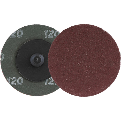 SpinLock Quick-Change Resin Fiber Disc, Aluminum Oxide, 120, 2" Dia Chandler Sales