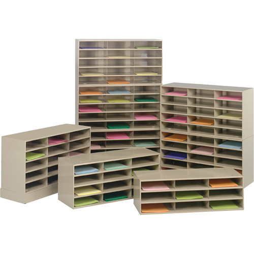 Organisateurs de donn&eacute;es, Stationnaire, 9 fentes, Acier, 33-3/4" la x 11-5/8" p x 10-3/4" h Chandler Sales