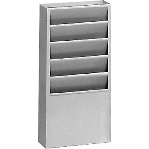 Pr&eacute;sentoirs, Stationnaire, 5 fentes, Acier, 9-3/4" la x 4-1/8" p x 21" h Chandler Sales
