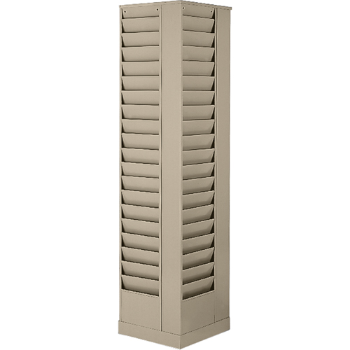 Pr&eacute;sentoirs, Rotatif, 23 fentes, Acier, 14-1/8" la x 14-1/8" p x 66" h Chandler Sales