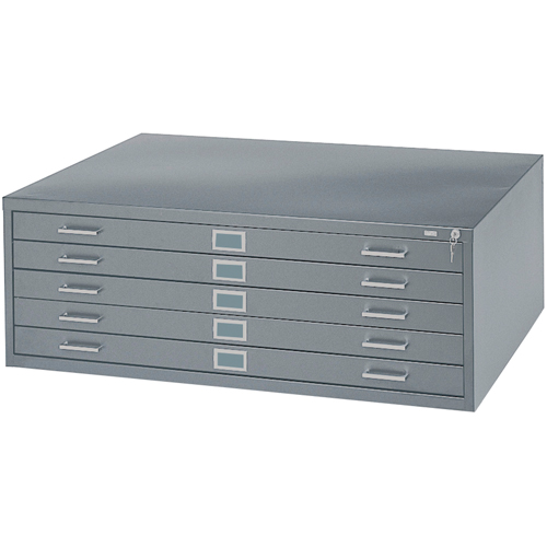 Steel Plan Files, 5 Drawers, 40-3/8" W x 29-3/8" D x 16-1/2" H Chandler Sales