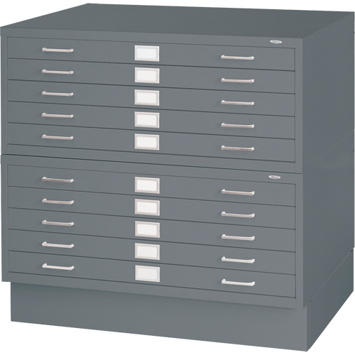Steel Plan Files, 5 Drawers, 40-3/8" W x 29-3/8" D x 16-1/2" H Chandler Sales
