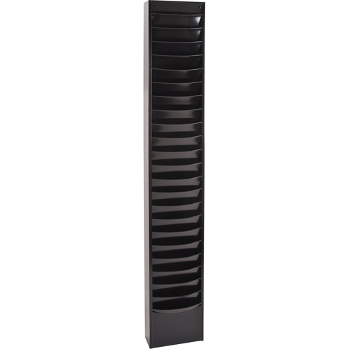 Pr&eacute;sentoirs, Stationnaire, 23 fentes, Acier, 9-3/4" la x 4-1/8" p x 65-1/2" h Chandler Sales