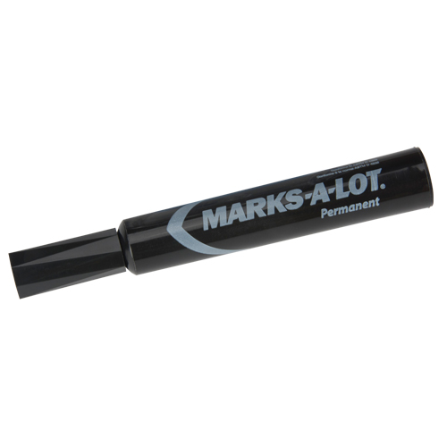 Marks-a-Lot Permanent Markers, Black, Chisel Tip Chandler Sales