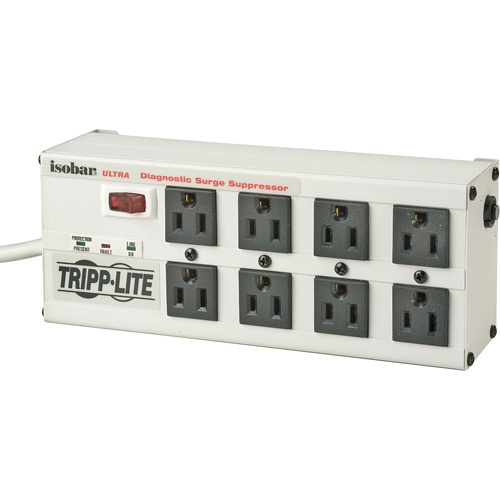 Limiteurs de surtension Isobar, 8 Prises, 3840 J, 1440 W, Cordon 12' Chandler Sales