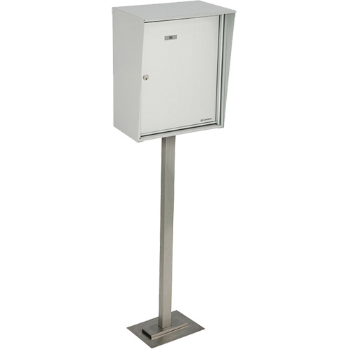 Boîtes de collection, Fixation Socle, 21" x 12-7/8", Aluminium Chandler Sales