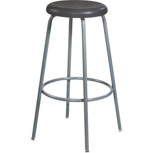 Tabouret de s&eacute;rie 500, Stationnaire, Ajustable, , Polyur&eacute;thane Si&egrave;ge, Noir Chandler Sales