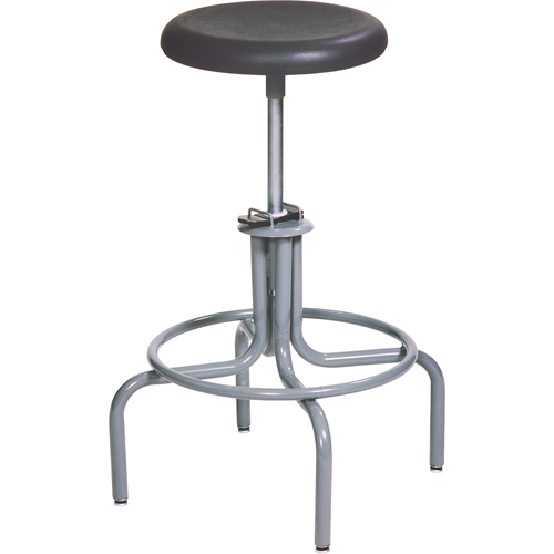 Tabouret de s&eacute;rie 600, Stationnaire, Ajustable, , Polyur&eacute;thane Si&egrave;ge, Noir Chandler Sales