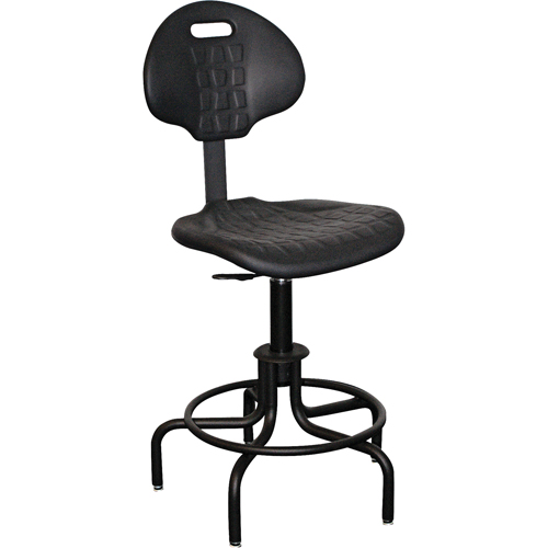 Tabouret avec dossier de s&eacute;rie 6000, Stationnaire, Ajustable Hauteur, Capacit&eacute; 250 lb Chandler Sales