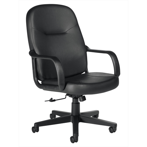 Fauteuil de bureau, Cuir, Noir Chandler Sales