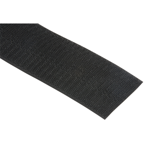 Bande d'attaches, Crochet, 50 vg x 2", Cousu, Noir Chandler Sales