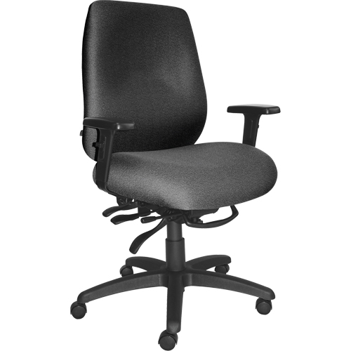 Chaises ergonomiques robustes Cierra , Tissu, Gris, Capacit&eacute; 400 lb Chandler Sales