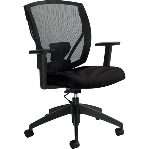 Task Chairs, Vinyl, Black, 300 lbs. Capacity Chandler Sales