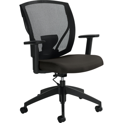 Task Chairs, Fabric, Charcoal, 300 lbs. Capacity Chandler Sales