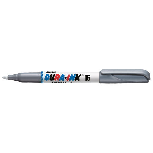 Dura-Ink&reg; #15 Permanent Marker, Fine, Silver Chandler Sales