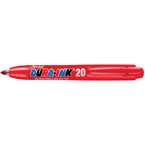 Dura-Ink&reg; #20 Permanent Marker, Red, Fine Tip Chandler Sales