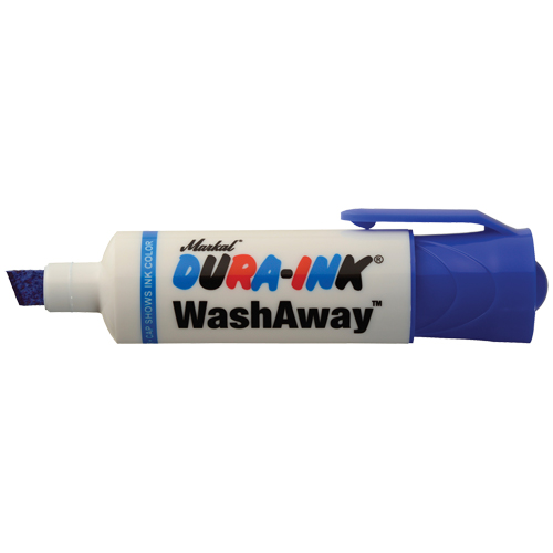 Dura-Ink&reg; WashAway Ink Marker, Chisel, Blue Chandler Sales