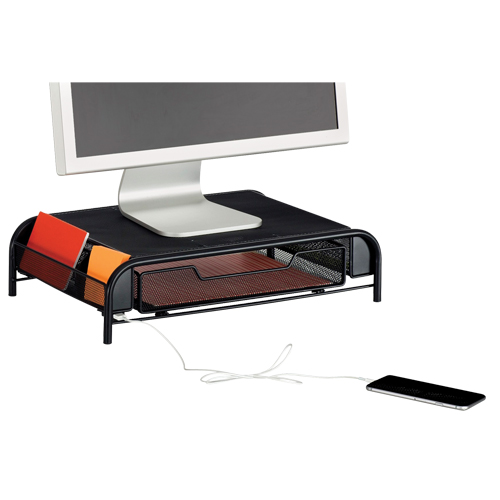 Organisateur de bureau avec alimentation USB Onyx Chandler Sales