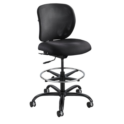 Tabouret robuste Vue, Nylon, Noir, Capacit&eacute; 350 lb Chandler Sales