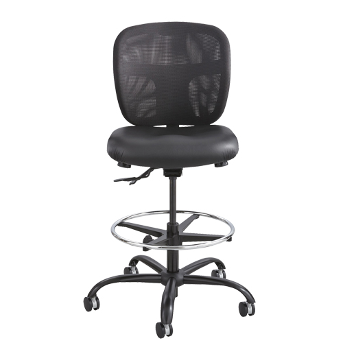 Tabouret robuste Vue, Vinyle, Noir, Capacit&eacute; 350 lb Chandler Sales