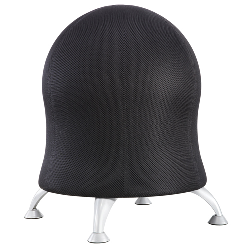 Chaise sph&eacute;rique Zenergy, Tissu, Noir, Capacit&eacute; 250 lb Chandler Sales