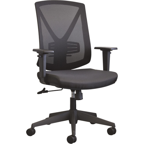 Chaise de bureau Activ A-47 Synchro, Tissu, Noir, Capacit&eacute; 275 lb Chandler Sales