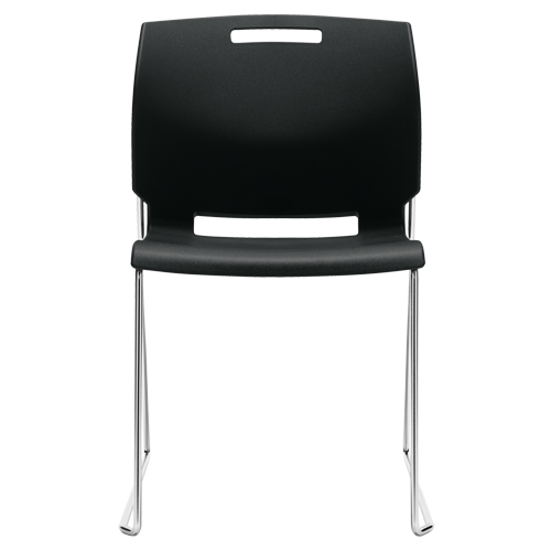 Chaise, Plastique, Hauteur 32-1/2", Capacit&eacute; 300 lb, Noir Chandler Sales