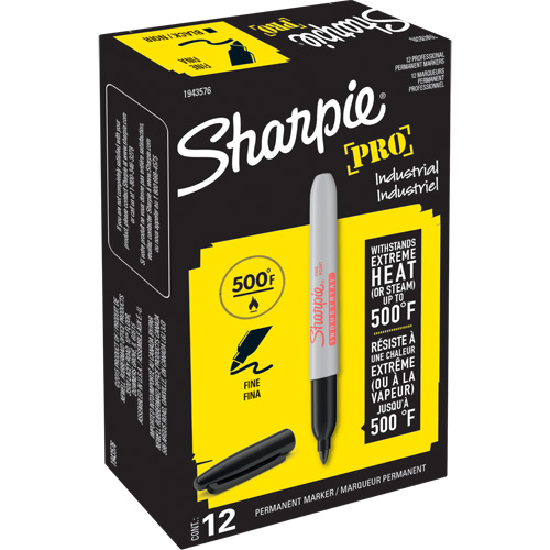 Marqueur permanent Pro, Noir, Pointe Fin Chandler Sales