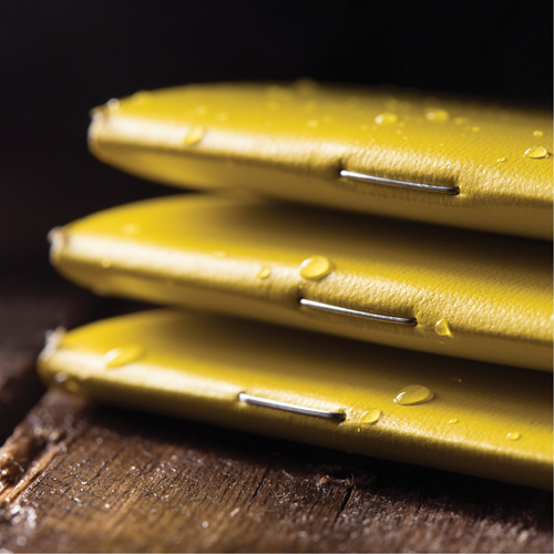 All-Weather Notebook, Soft Cover, Yellow, 48 Pages, 4-5/8" W x 7" L Chandler Sales