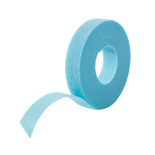 One-Wrap&reg; Cable Management Tape, Hook & Loop, 25 yds x 3/4", Self-Grip, Aqua Chandler Sales