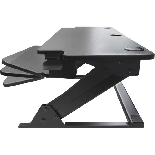 Goya Sit-Stand Workstation, Desktop Unit, 20" H x 42" W x 16" D, Black Chandler Sales