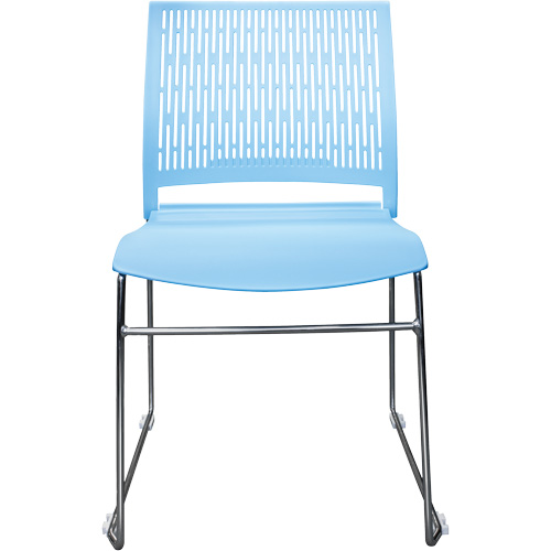Activ Series Stacking Chairs, Polypropylene, 32-3/8" High, 275 lbs. Capacity, Blue Chandler Sales