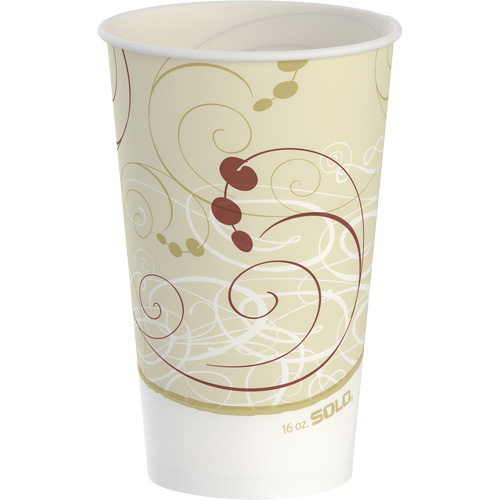 Gobelet cir&eacute; jetable Dart Solo, Papier, 16 oz, Multicolore Chandler Sales