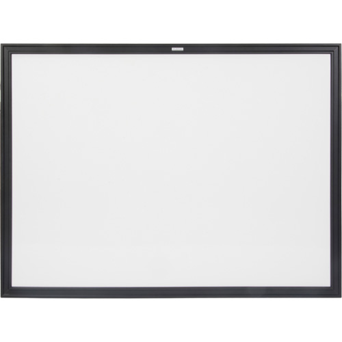 Black MDF Frame Whiteboard, Dry-Erase/Magnetic, 48" W x 36" H Chandler Sales