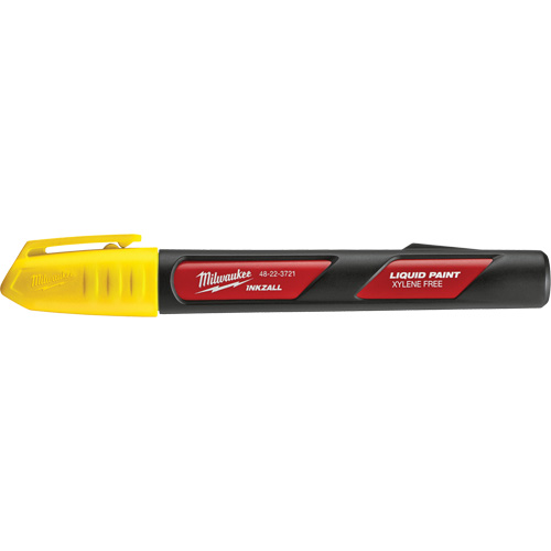 Inkzall Paint Marker, Liquid, Yellow Chandler Sales
