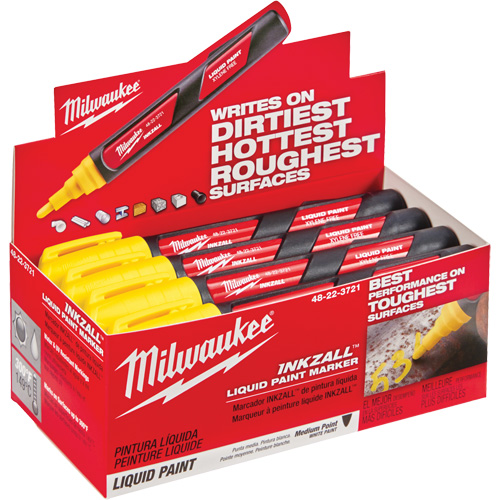 Inkzall Paint Marker, Liquid, Yellow Chandler Sales