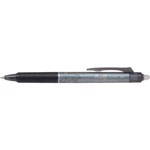 Frixion Point Clicker Pen, Black, 0.5 mm, Retractable Chandler Sales