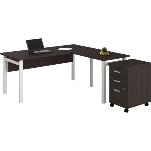 Newland "L" Shaped Desk with Pedestal Chandler Sales